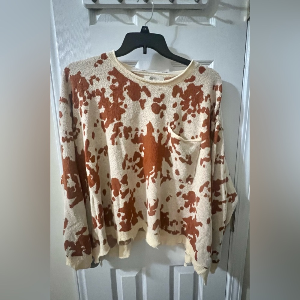 Arula Cow Print Sweater